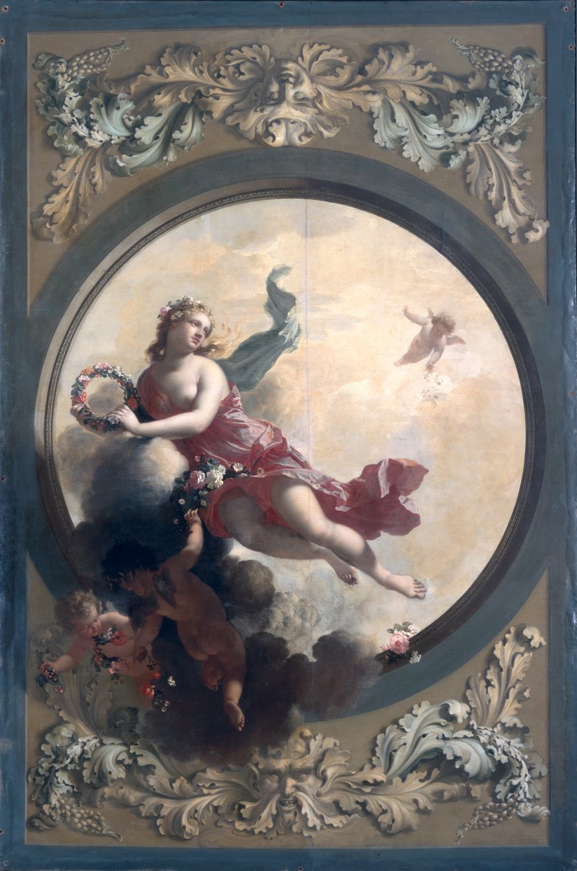 Flóra Virágszóró Puttival, 1696 alkotó: Adriaan van der Werff