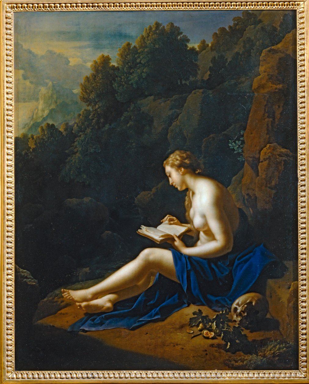 Santa Maria Magdalena vezeklő, magányosan meditáló ... alkotó: Adriaan van der Werff