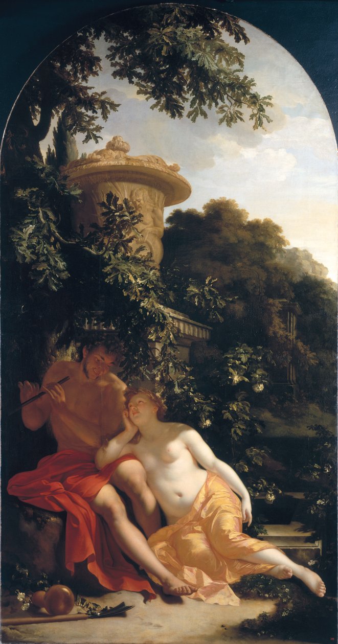 Pásztor és pásztorlány, A szerelmes pásztor c. 1696 alkotó: Adriaan van der Werff