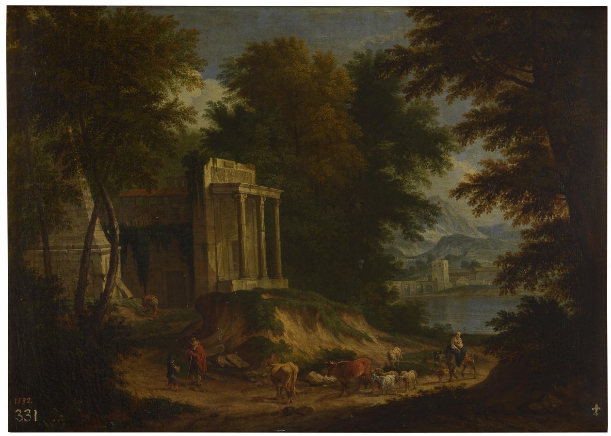 Táj romokkal alkotó: Adriaen Frans Boudewyns
