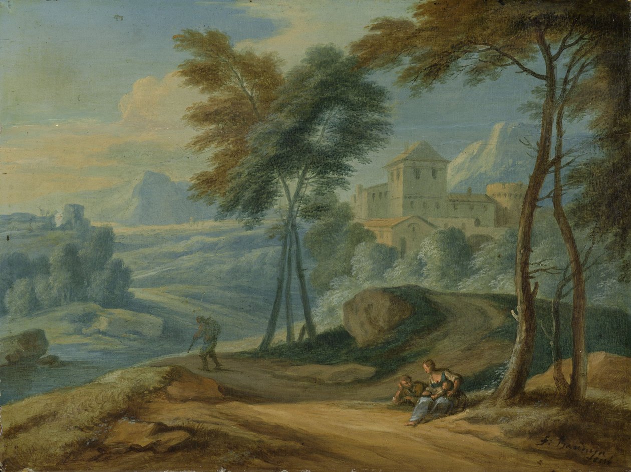 Hegyvidéki táj alkotó: Adriaen Frans Boudewyns
