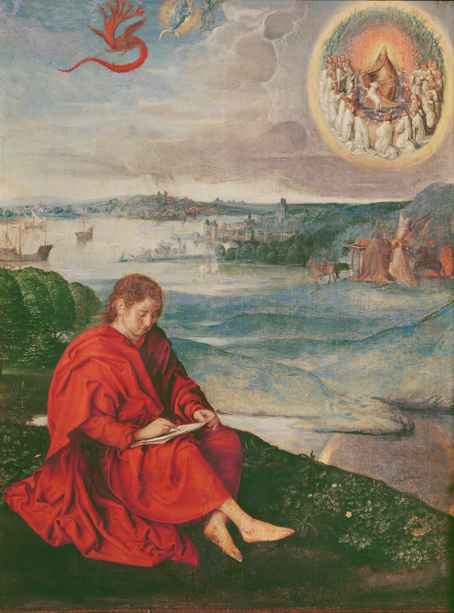 Patmoszi Szent János alkotó: Adriaen Isenbrandt or Isenbrant