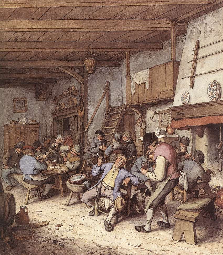Tavern Interior alkotó: Adriaen Jansz. van Ostade