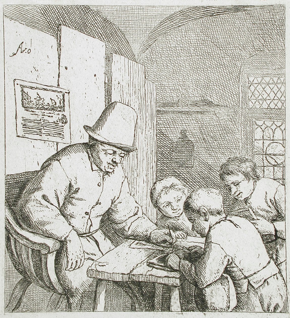 Az iskolamester alkotó: Adriaen Jansz. van Ostade