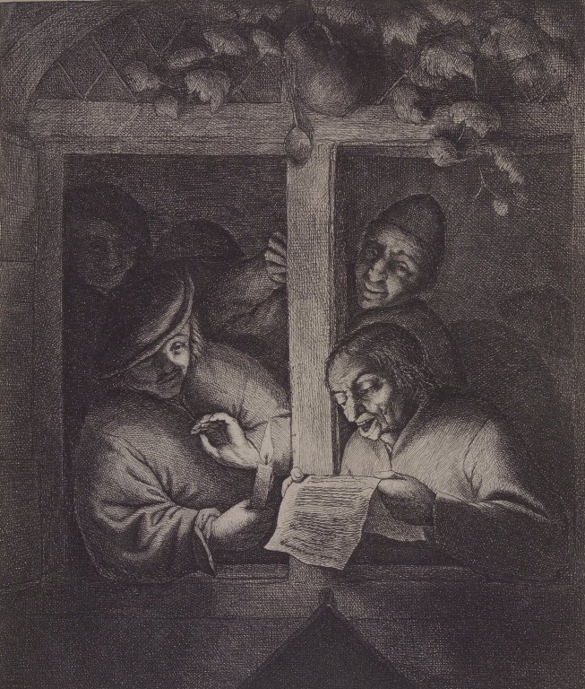 Az énekesek az ablakban alkotó: Adriaen Jansz. van Ostade