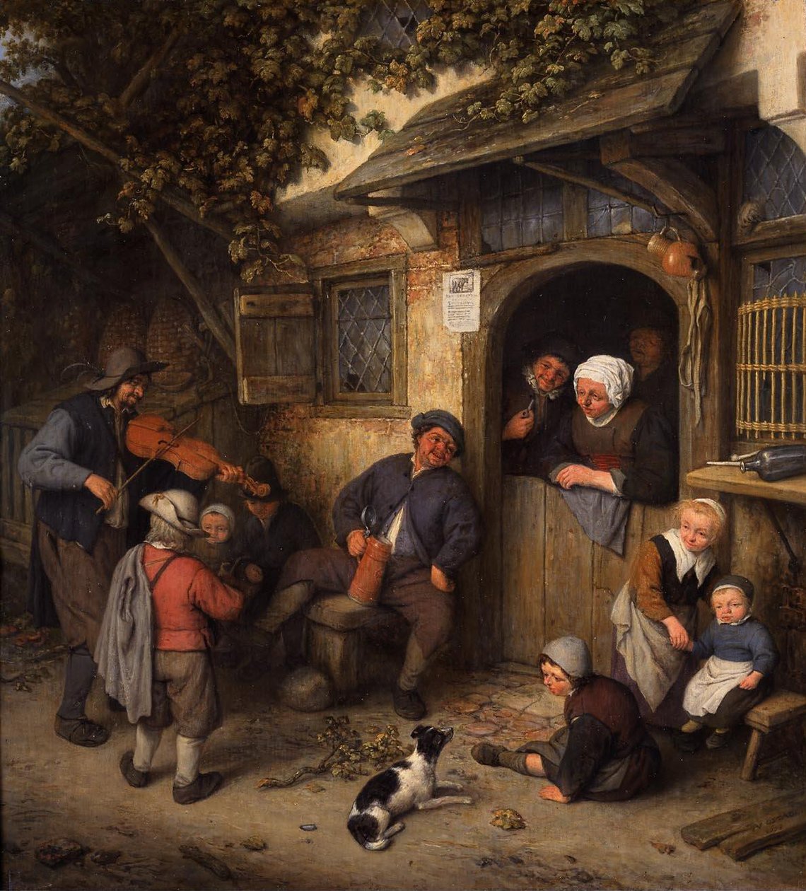A hegedűművész alkotó: Adriaen Jansz. van Ostade