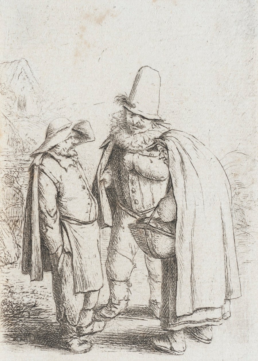 Három groteszk figura alkotó: Adriaen Jansz. van Ostade