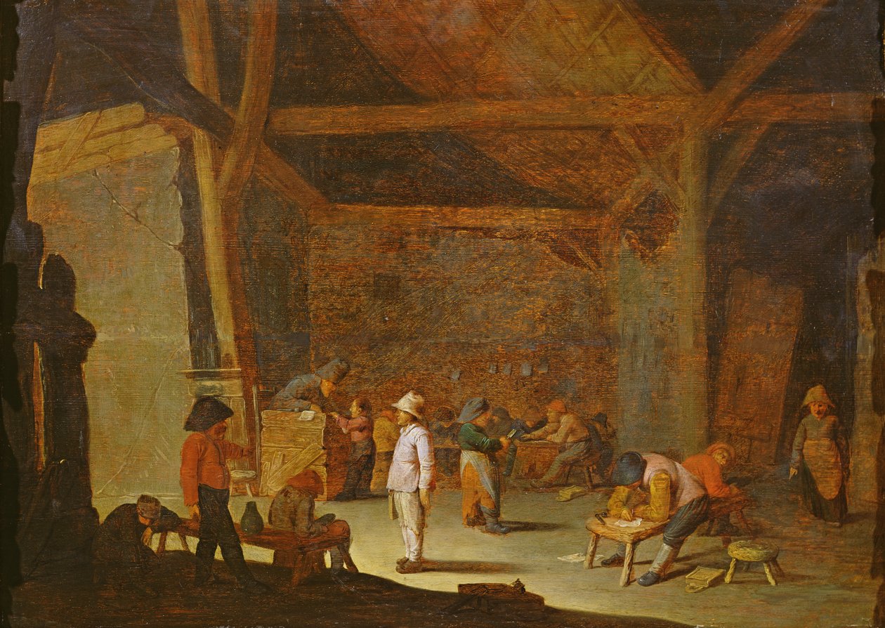 Iskola belseje alkotó: Adriaen Jansz. van Ostade