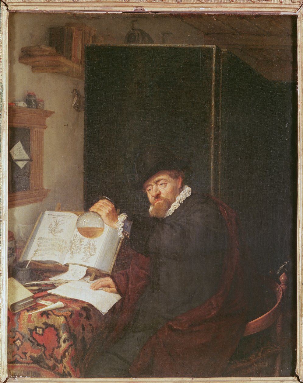 Az elemzés, 1666 alkotó: Adriaen Jansz. van Ostade