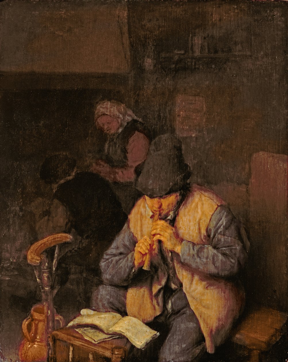A furulyás, 17. század alkotó: Adriaen Jansz. van Ostade