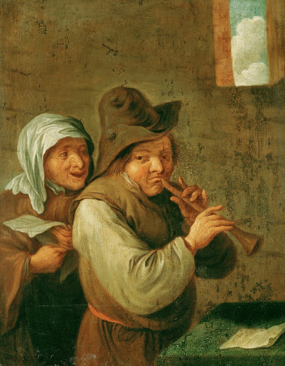 Az öreg pár alkotó: Adriaen Jansz. van Ostade