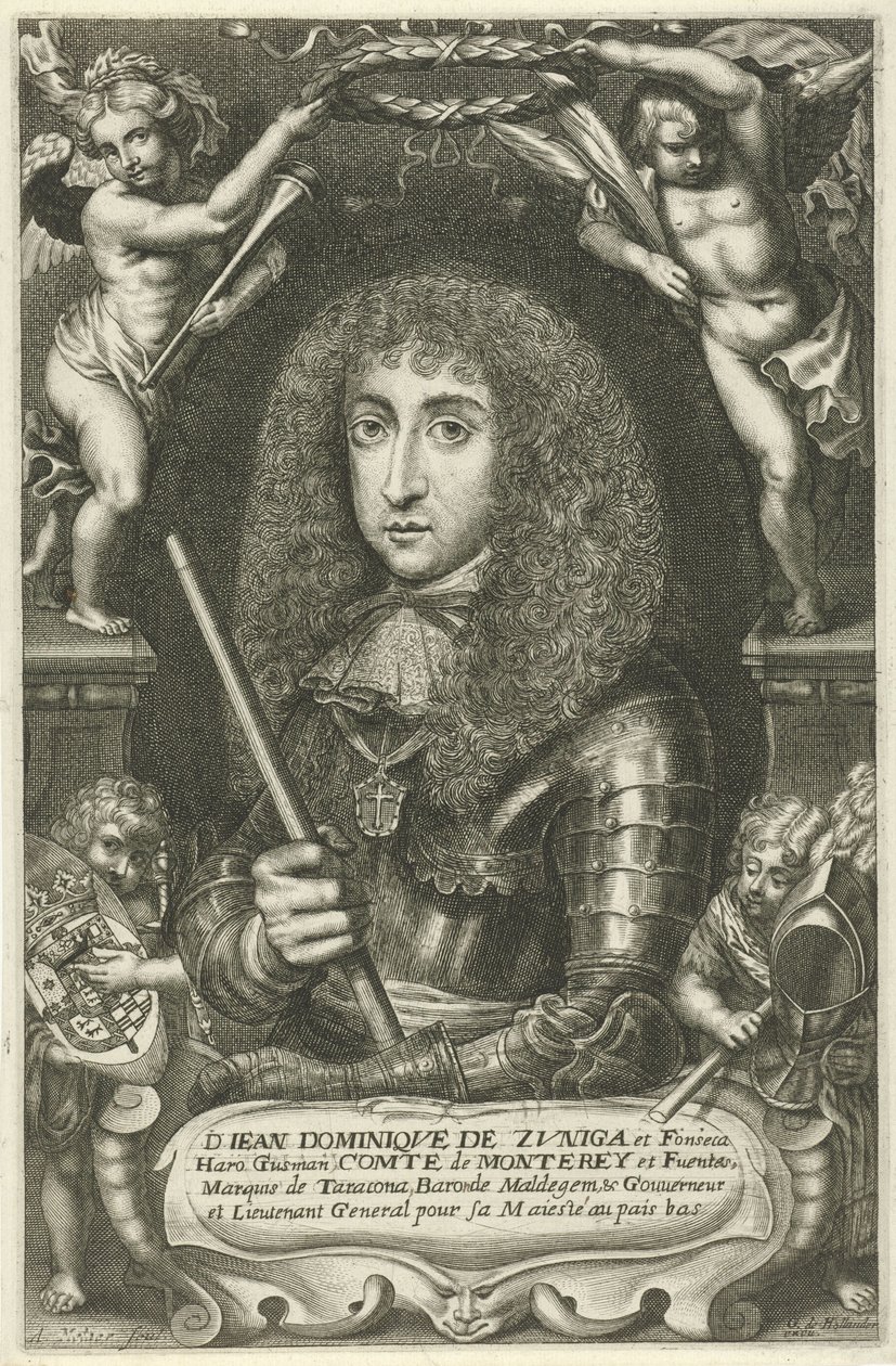 Juan Domingo de Zuñiga y Fonseca portréja alkotó: Adriaen Millaert