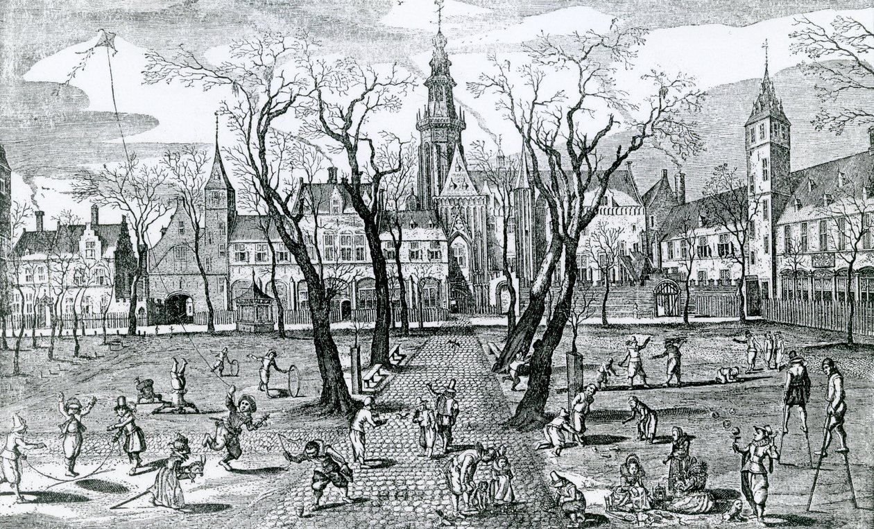 Gyermekjátékok, 1618 alkotó: Adriaen Pietersz van de Venne