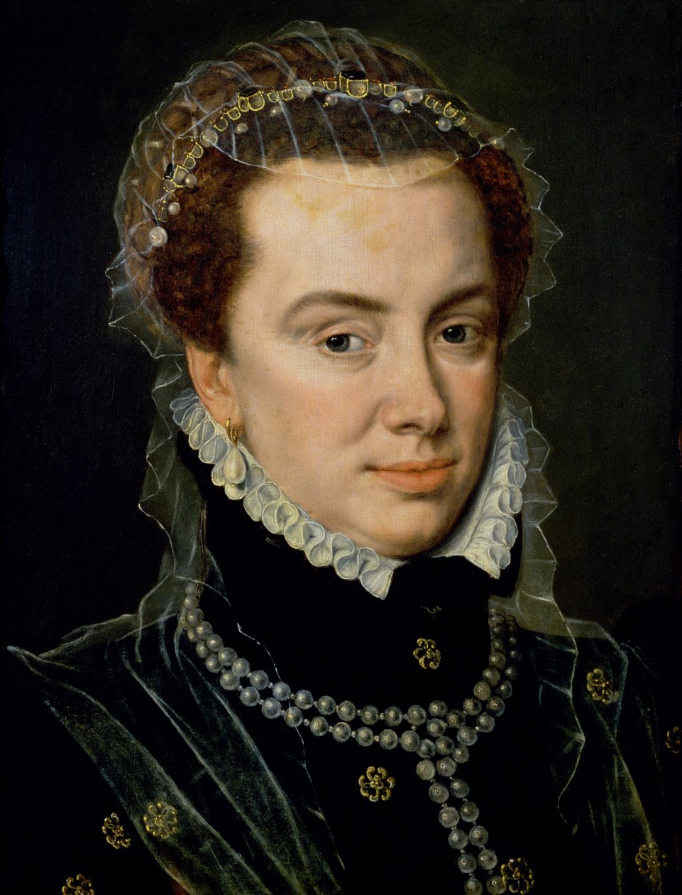 Pármai Margit (1522-86), Hollandia régense, V. Károly császár (1500-58) törvénytelen lánya, 16. század vége (panel) alkotó: Adriaen Thomasz Key