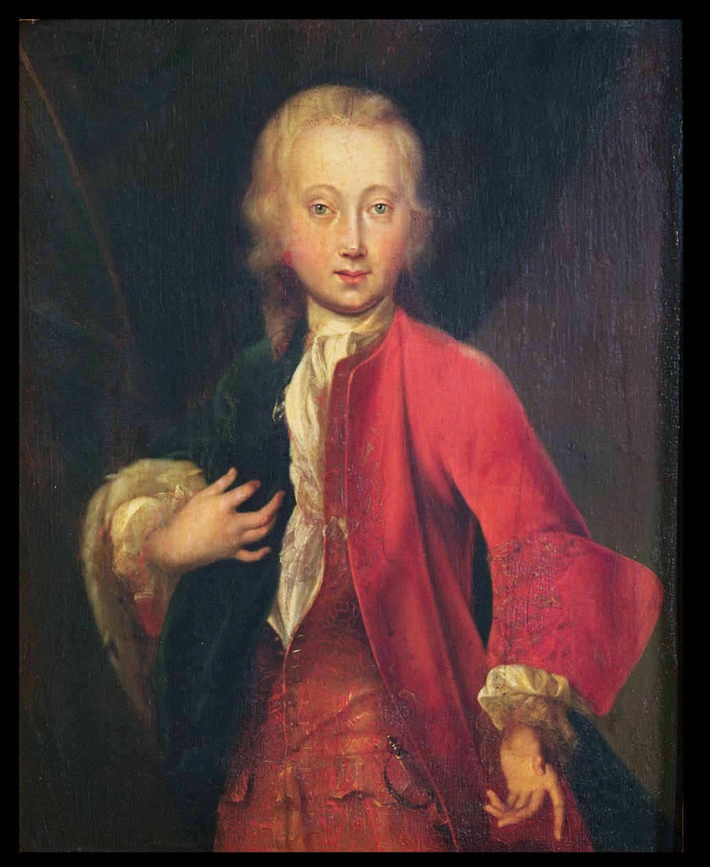 Comte Maurice de Saxe (1696-1750) portréja, tizenöt éves, 1711 körül alkotó: Adriaan van der Werff