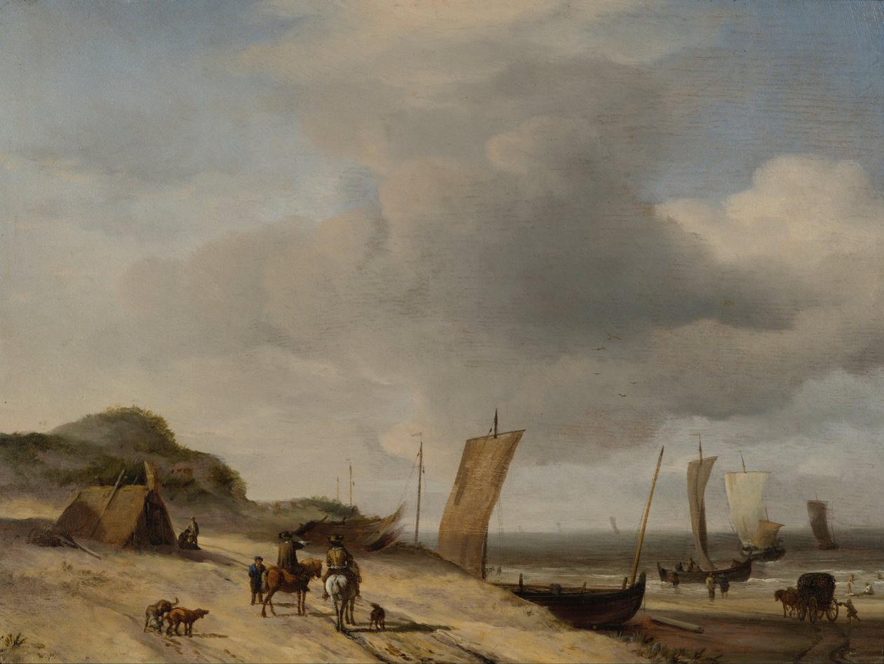 Dűnék Scheveningenben alkotó: Adriaen van de Velde