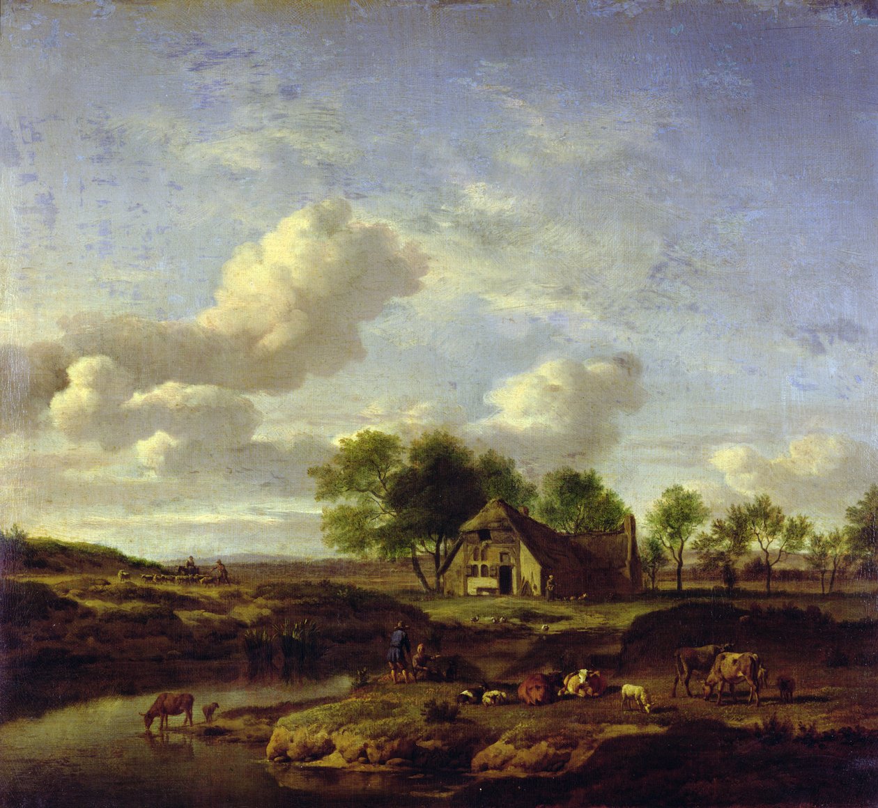 A kis tanya, 1661 alkotó: Adriaen van de Velde