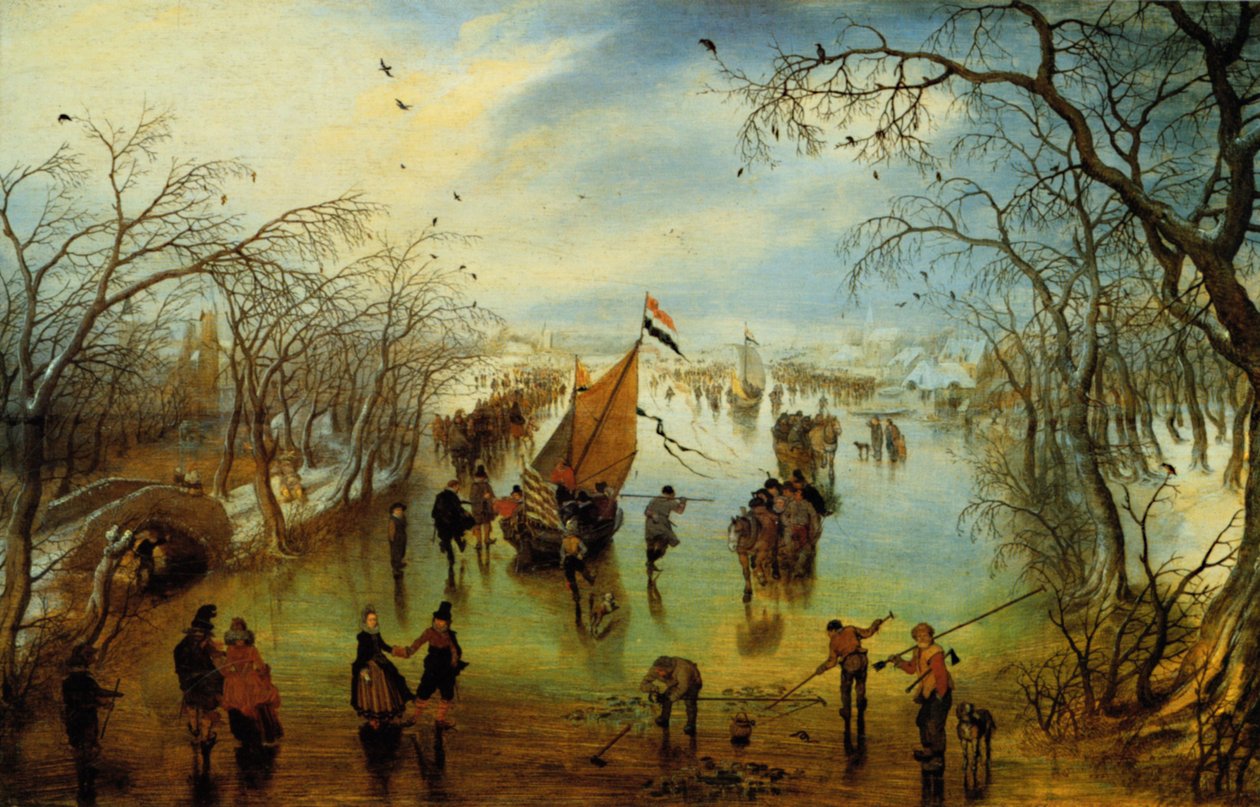 A tél alkotó: Adriaen van de Venne