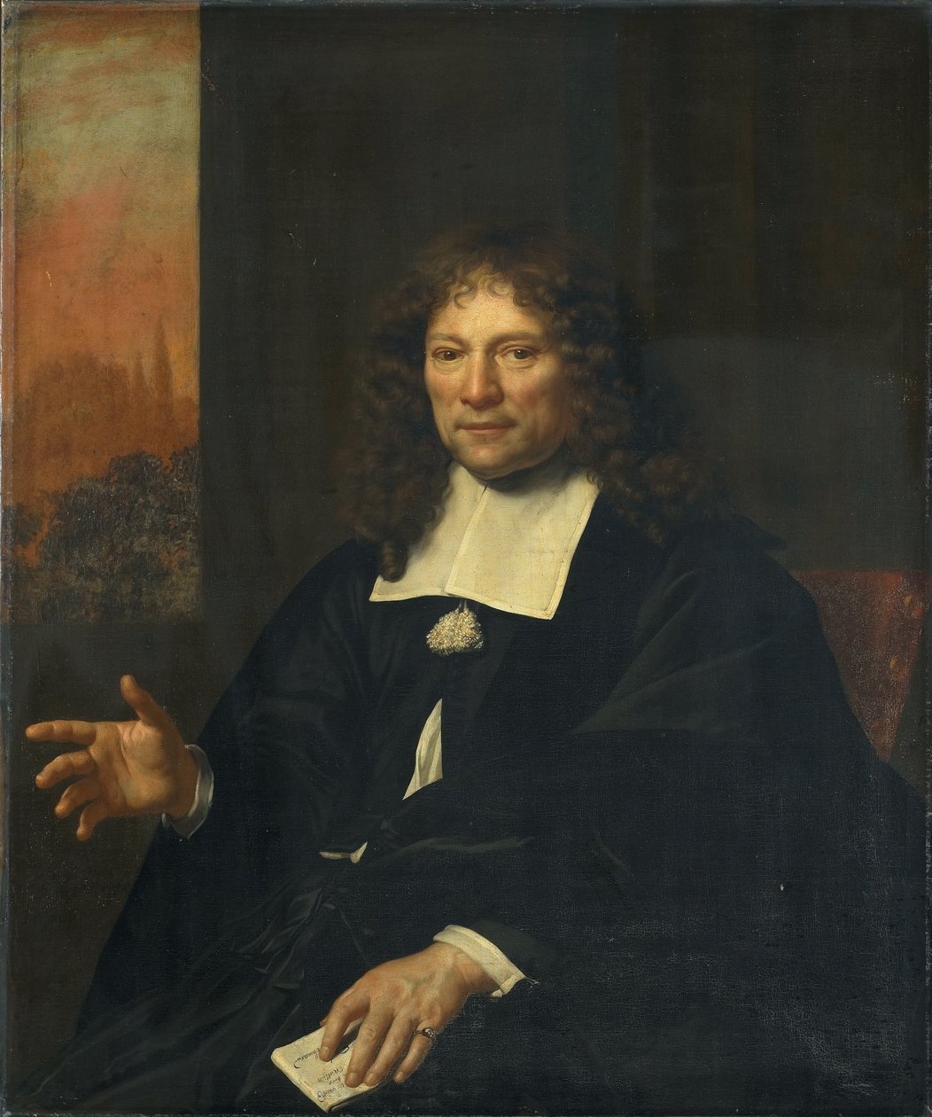 Daniel Nielius portréja (1610-1689) alkotó: Adriaen Backer