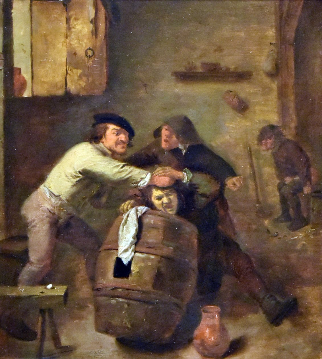 Adriaen Brouwer (1605 körül-1feb1638 előtt) Két harcoló paraszt MOU Oudenaarde 13-12-2018 alkotó: Adriaen Brouwer