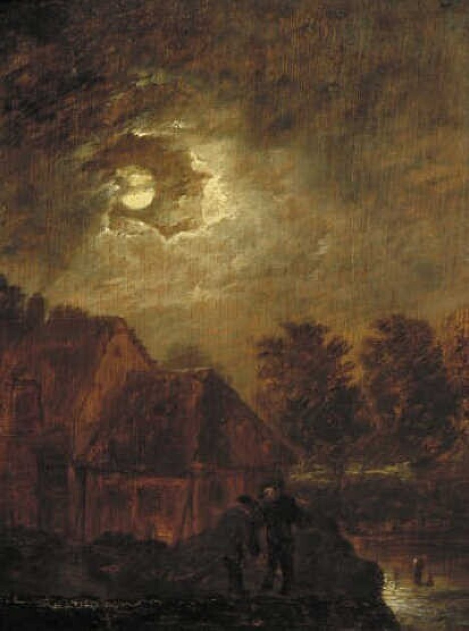 Farm holdfényben alkotó: Adriaen Brouwer