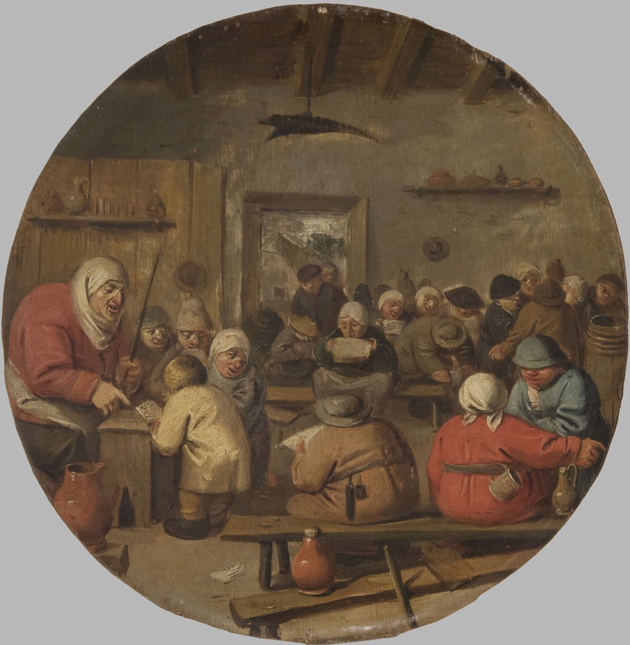 Egy iskola belseje alkotó: Adriaen Brouwer