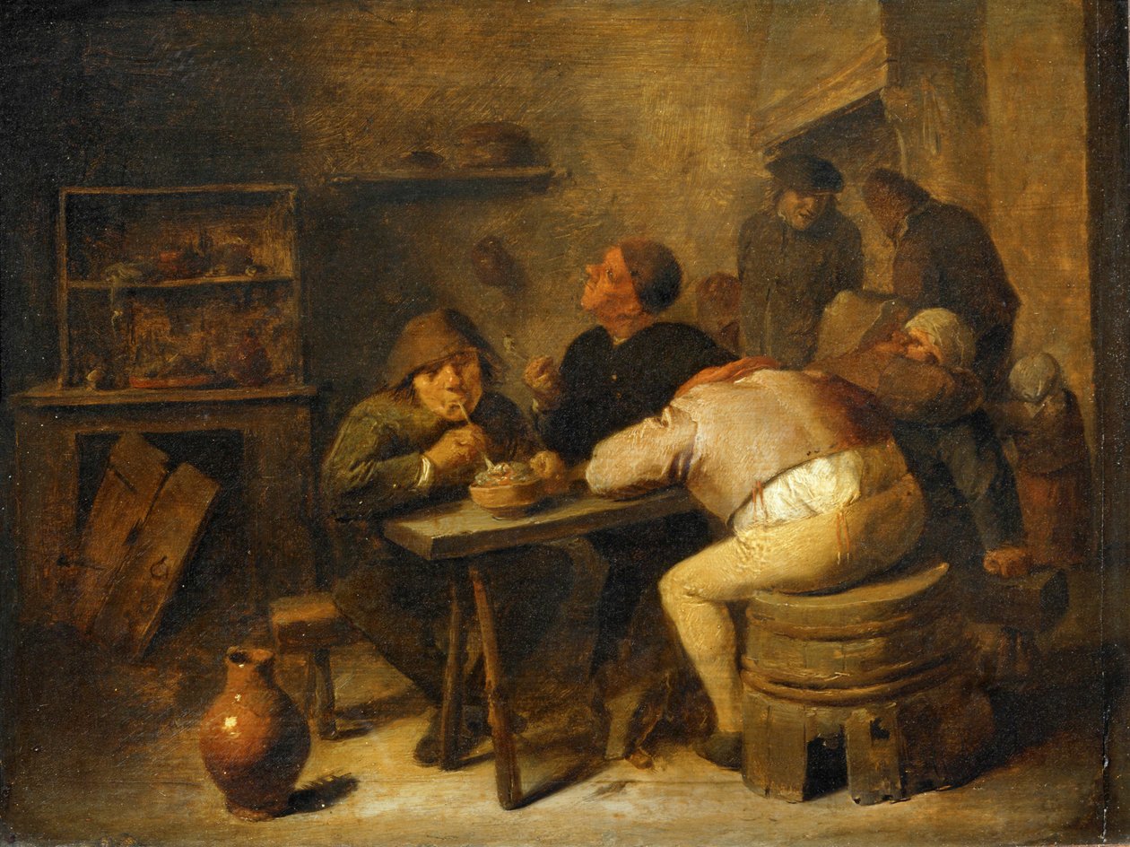 Tabagie - Egy nyilvánosház belseje ... alkotó: Adriaen Brouwer