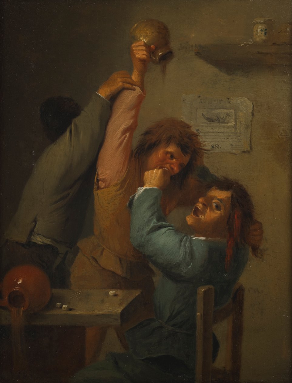 ivás jelenet alkotó: Adriaen Brouwer