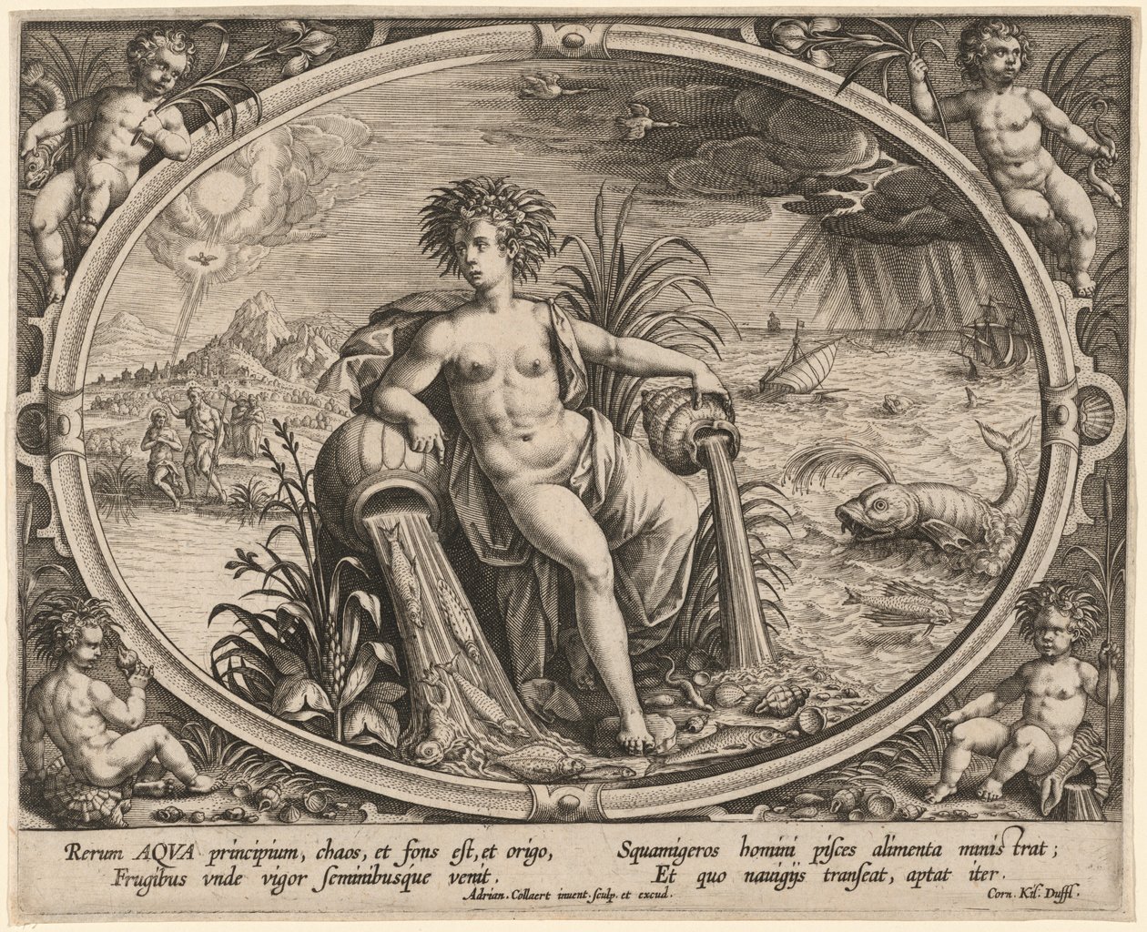 Aqua (víz) alkotó: Adriaen Collaert