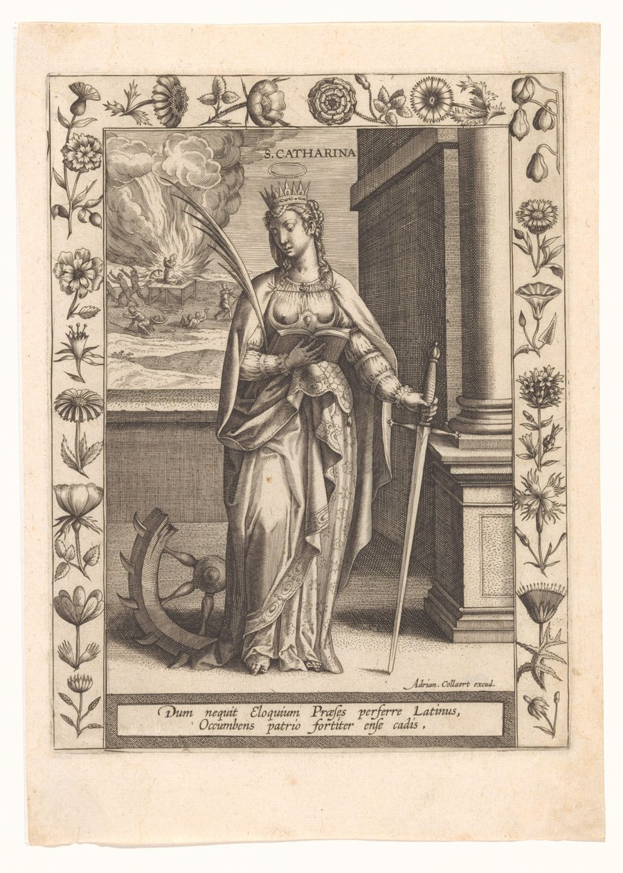 Szent Katalin alkotó: Adriaen Collaert