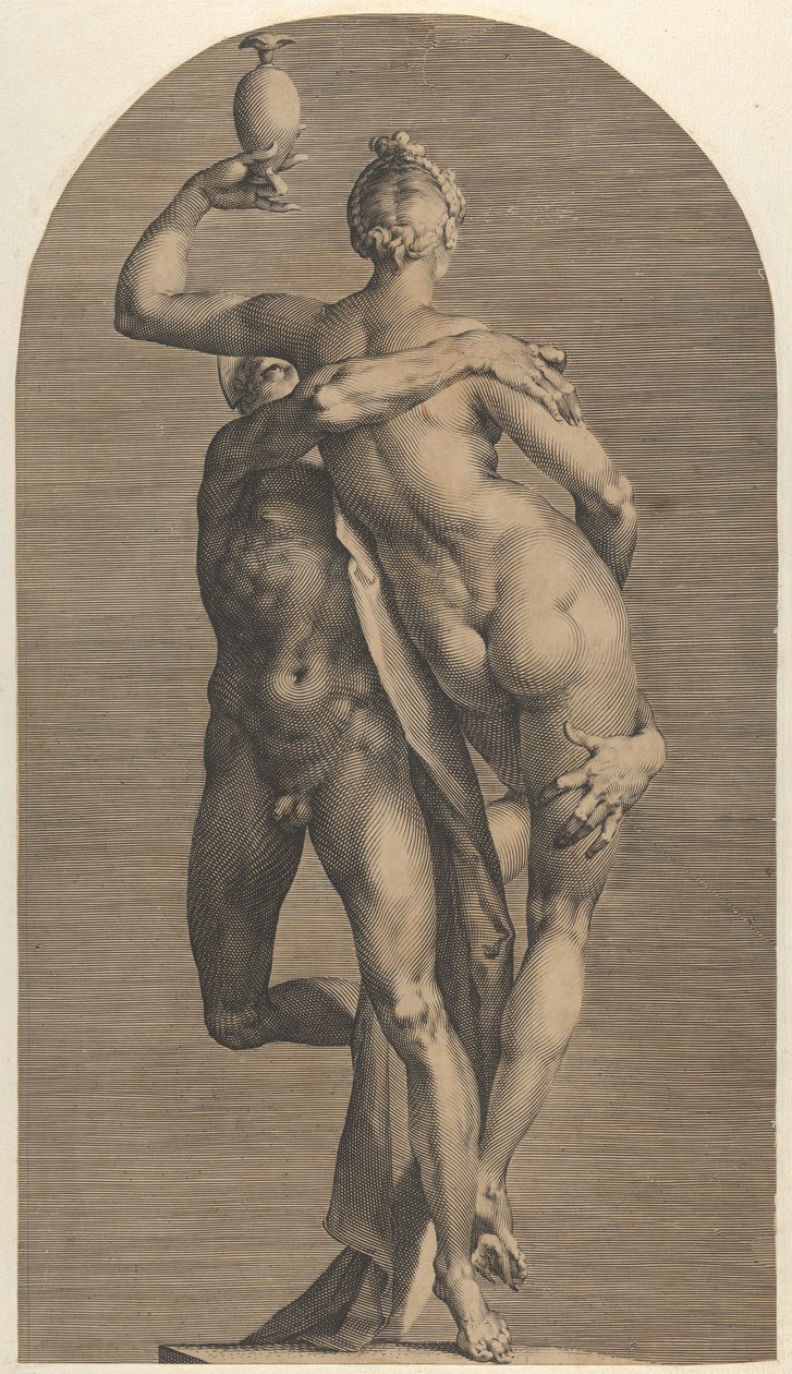 Mercury Aducting Psyche, kb. 1622. alkotó: Adriaen Collaert