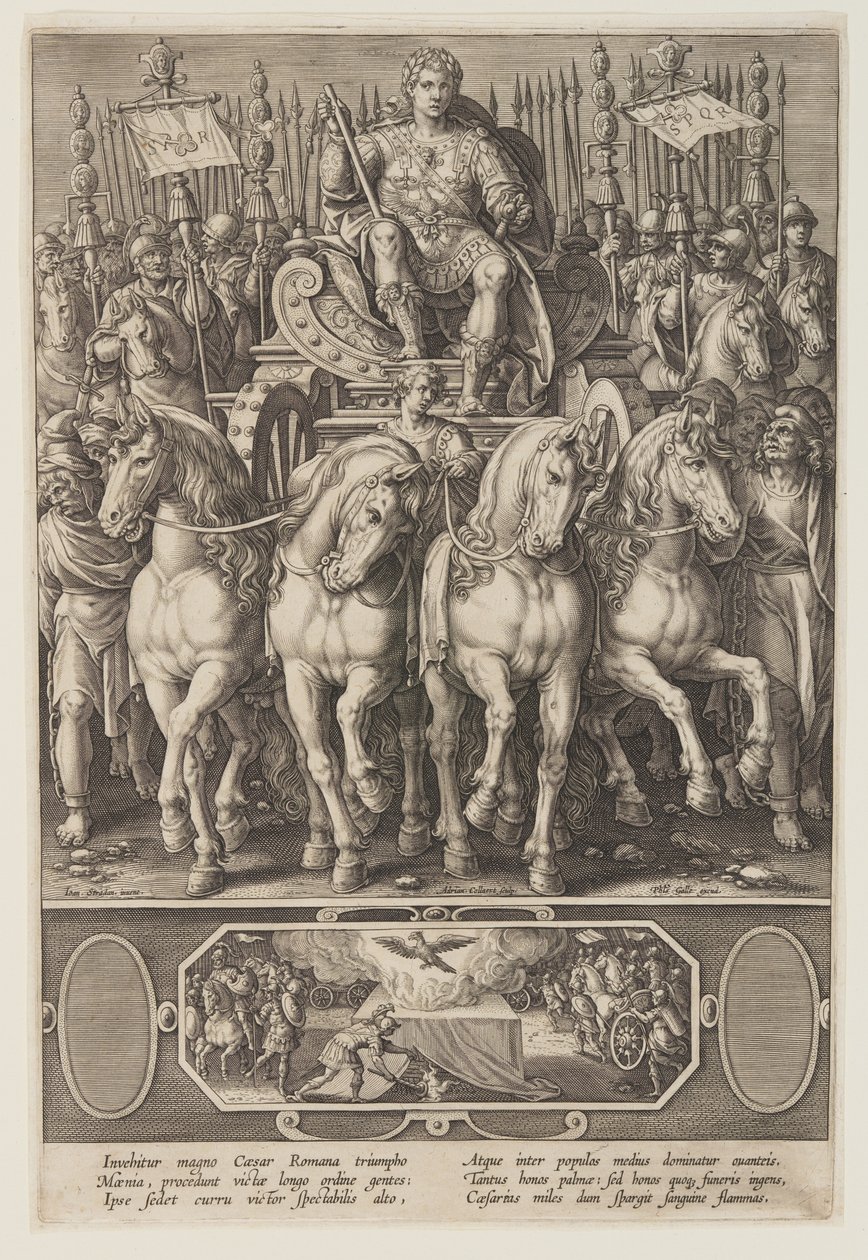 Caesar diadala alkotó: Adriaen Collaert