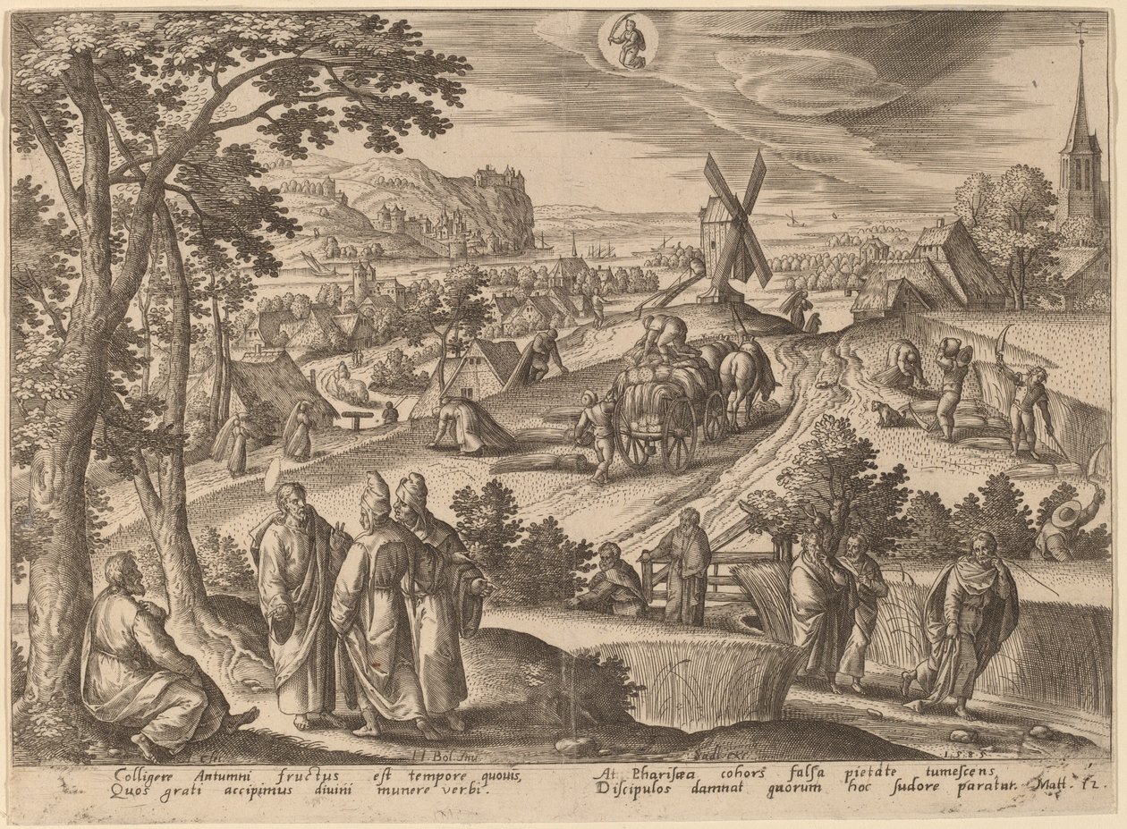 A kalászkopasztás szombat napján alkotó: Adriaen Collaert after Hans Bol