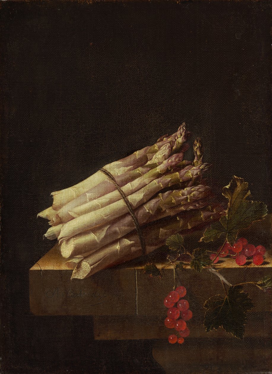 Csendélet spárgával és ribizlivel, 1696. alkotó: Adrian Coorte