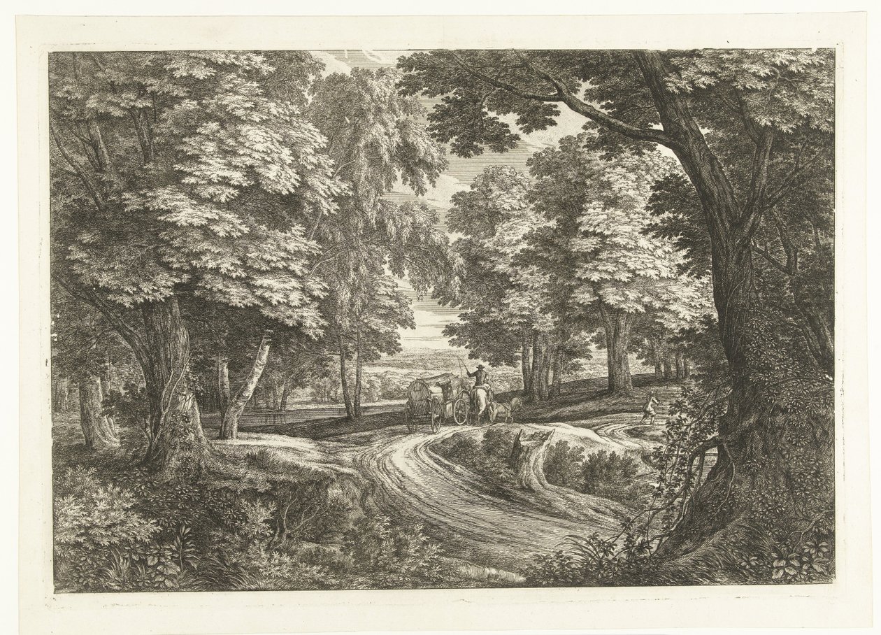 Táj kocsival alkotó: Adriaen Frans Boudewyns