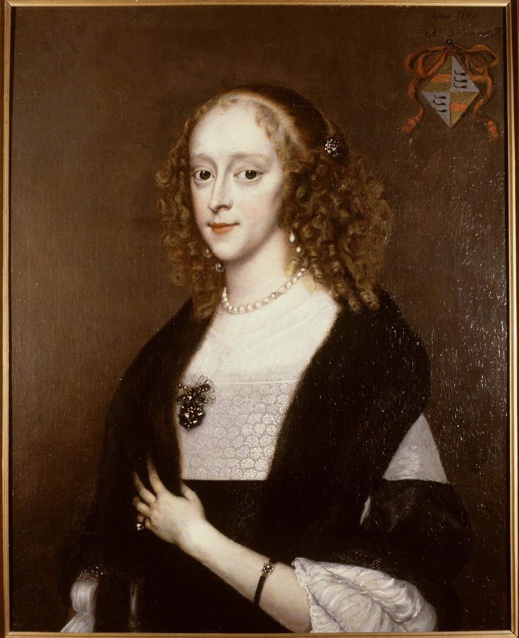 Wendela Bicker portréja (1636-1668) alkotó: Adriaen Hanneman