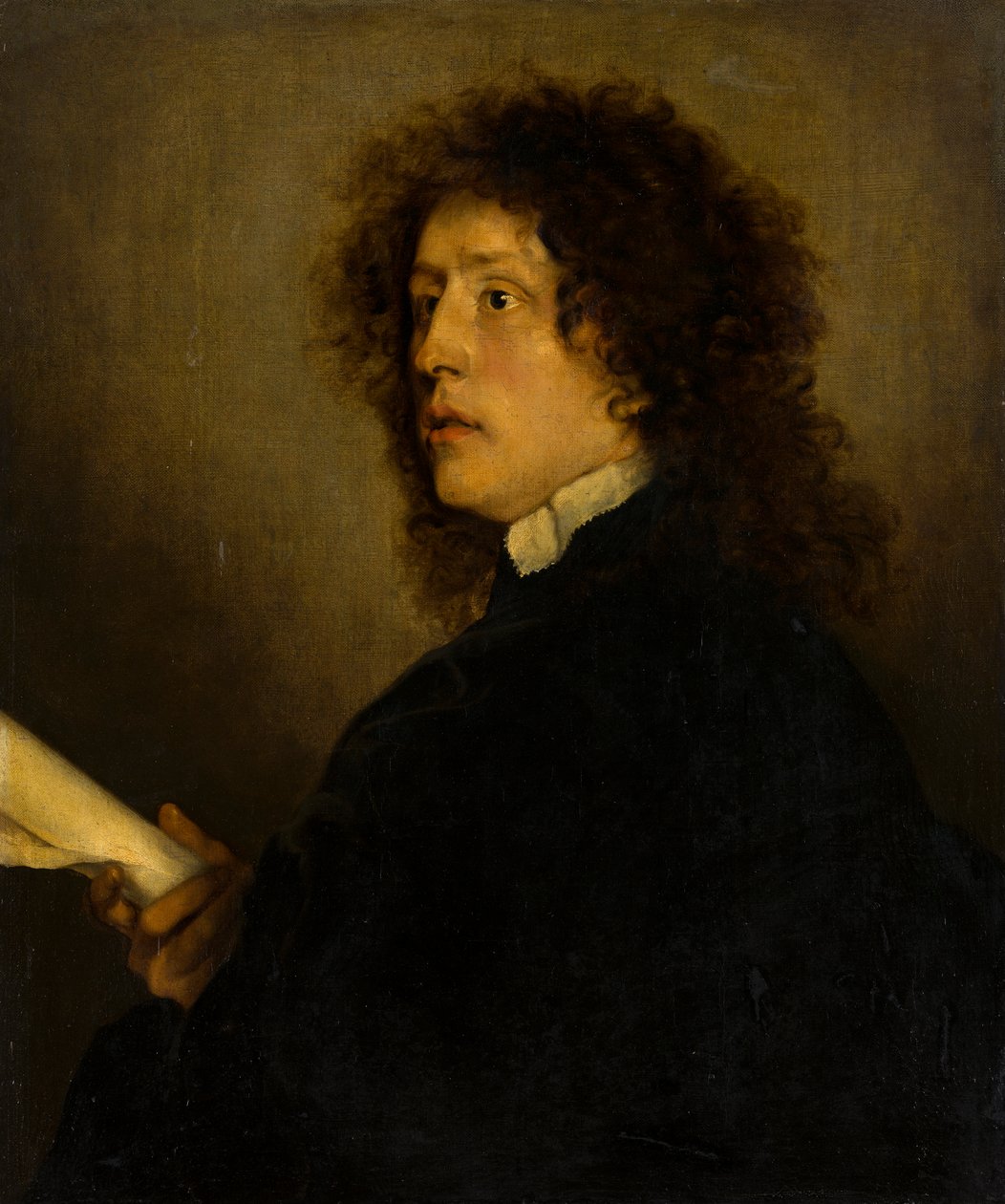 Egy férfi portréja alkotó: Adriaen Hanneman