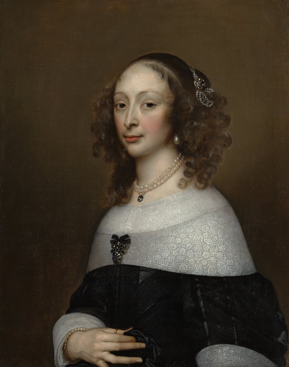Női portré, kb. 1653. alkotó: Adriaen Hanneman