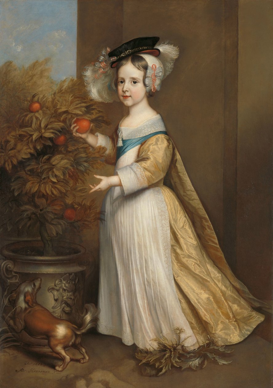 III. Vilmos (1650-1702), Orange hercege, gyermekként alkotó: Adriaen Hanneman