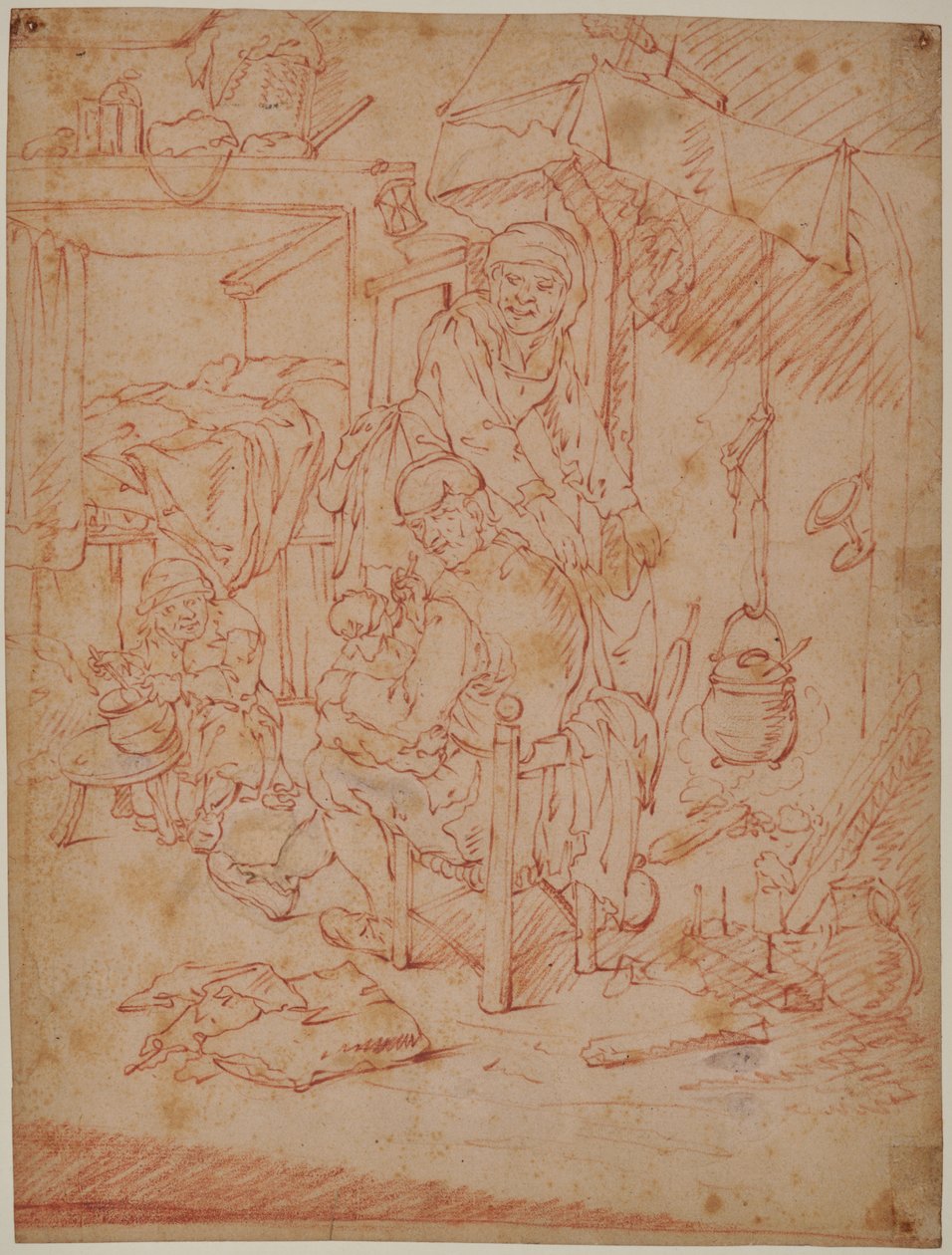 Holland belső alkotó: Adriaen Jansz. van (attr. to) Ostade