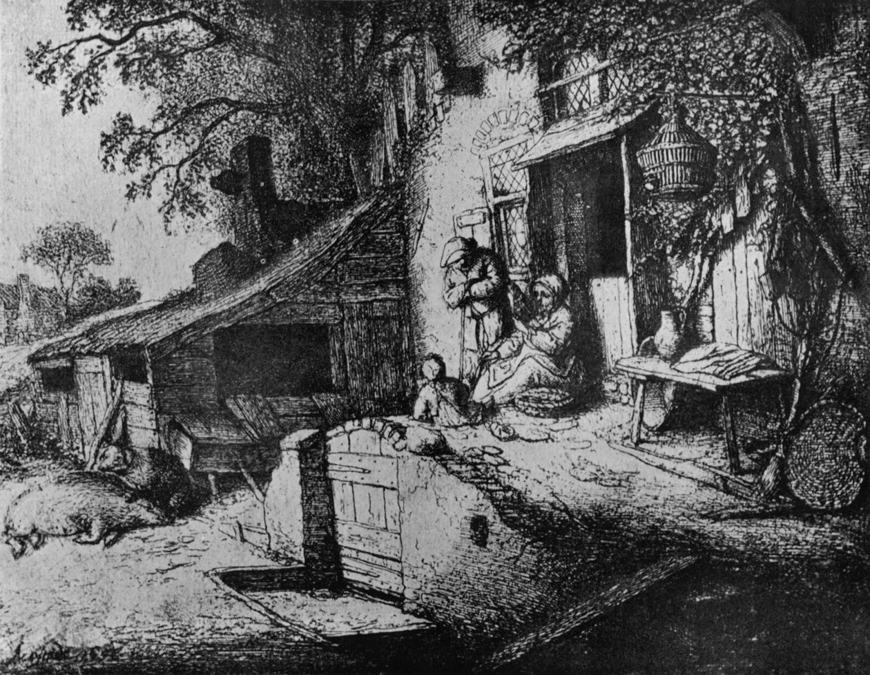 Egy fonó nő, 1652 alkotó: Adriaen Jansz. van Ostade