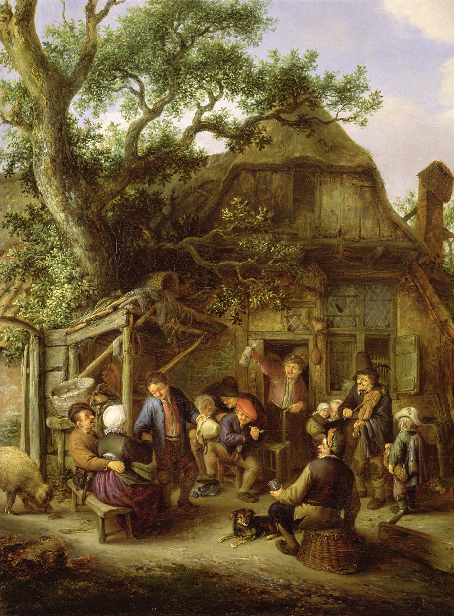 Boldog parasztok, 1648 (Részlet) (lásd: 242086) alkotó: Adriaen Jansz. van Ostade