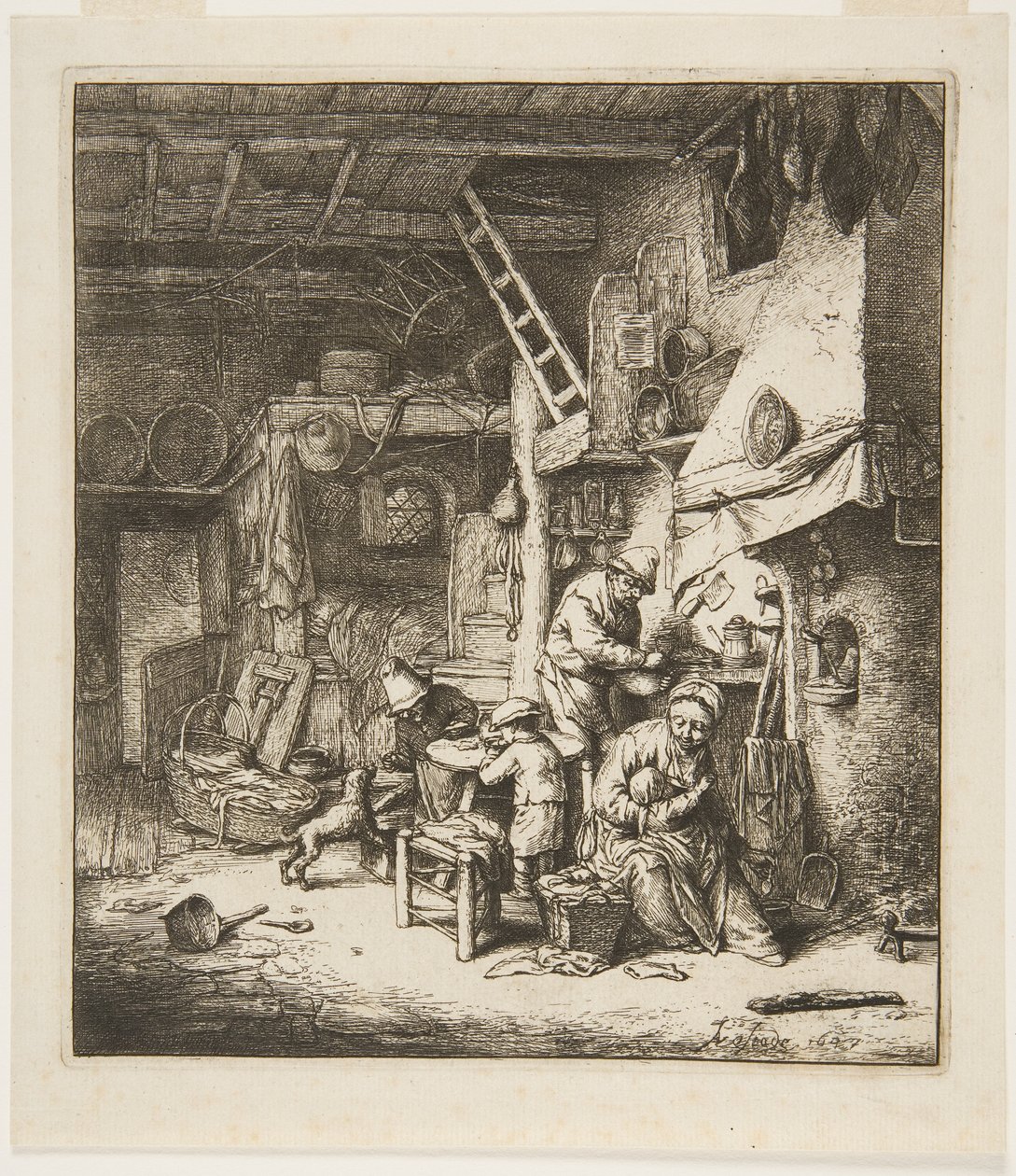 Parasztcsalád alkotó: Adriaen Jansz. van Ostade