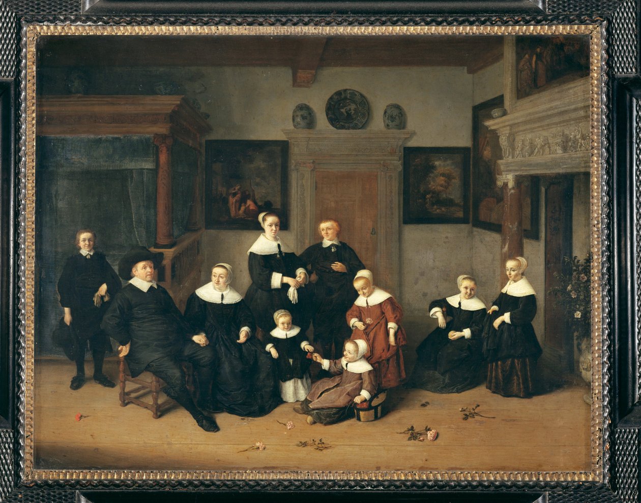 Családi portré, korábbi nevén a festő családja - Családi portré ... alkotó: Adriaen Jansz. van Ostade