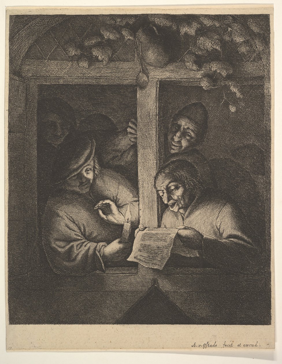 Énekesek az ablaknál, 1610-85. alkotó: Adriaen Jansz. van Ostade