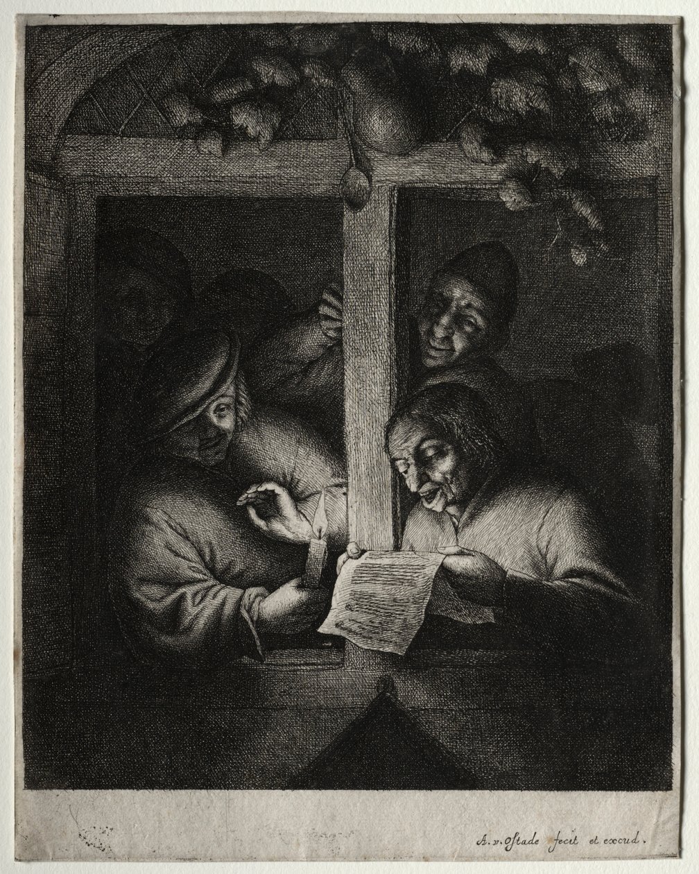 A Carol Singers. alkotó: Adriaen Jansz. van Ostade
