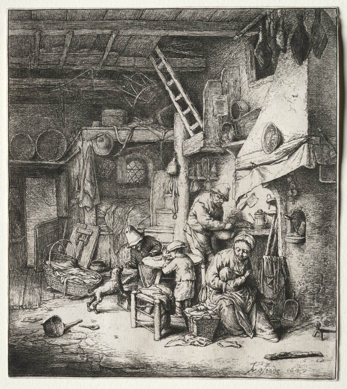 A család, 1647. alkotó: Adriaen Jansz. van Ostade