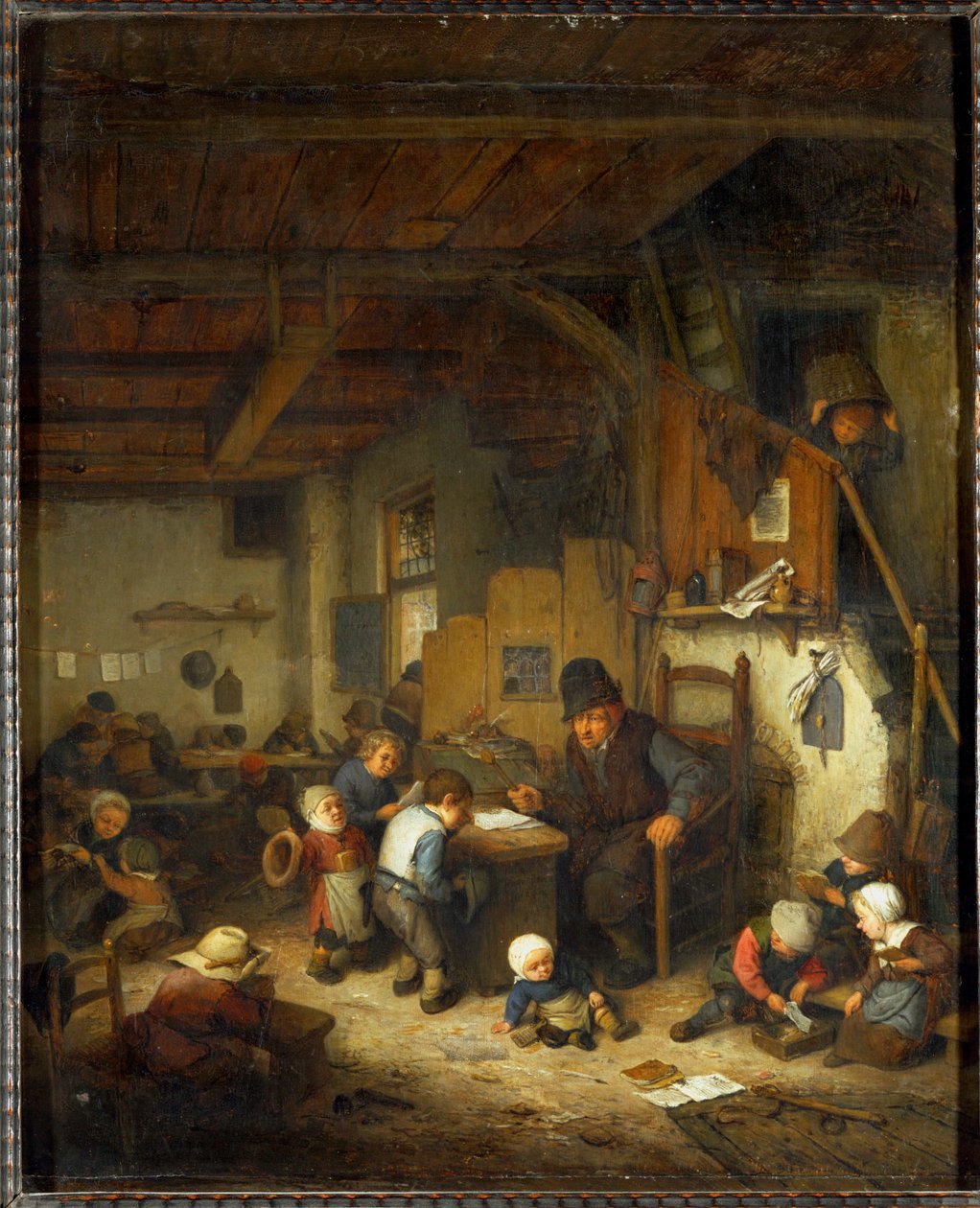 Az iskolamester ... alkotó: Adriaen Jansz. van Ostade