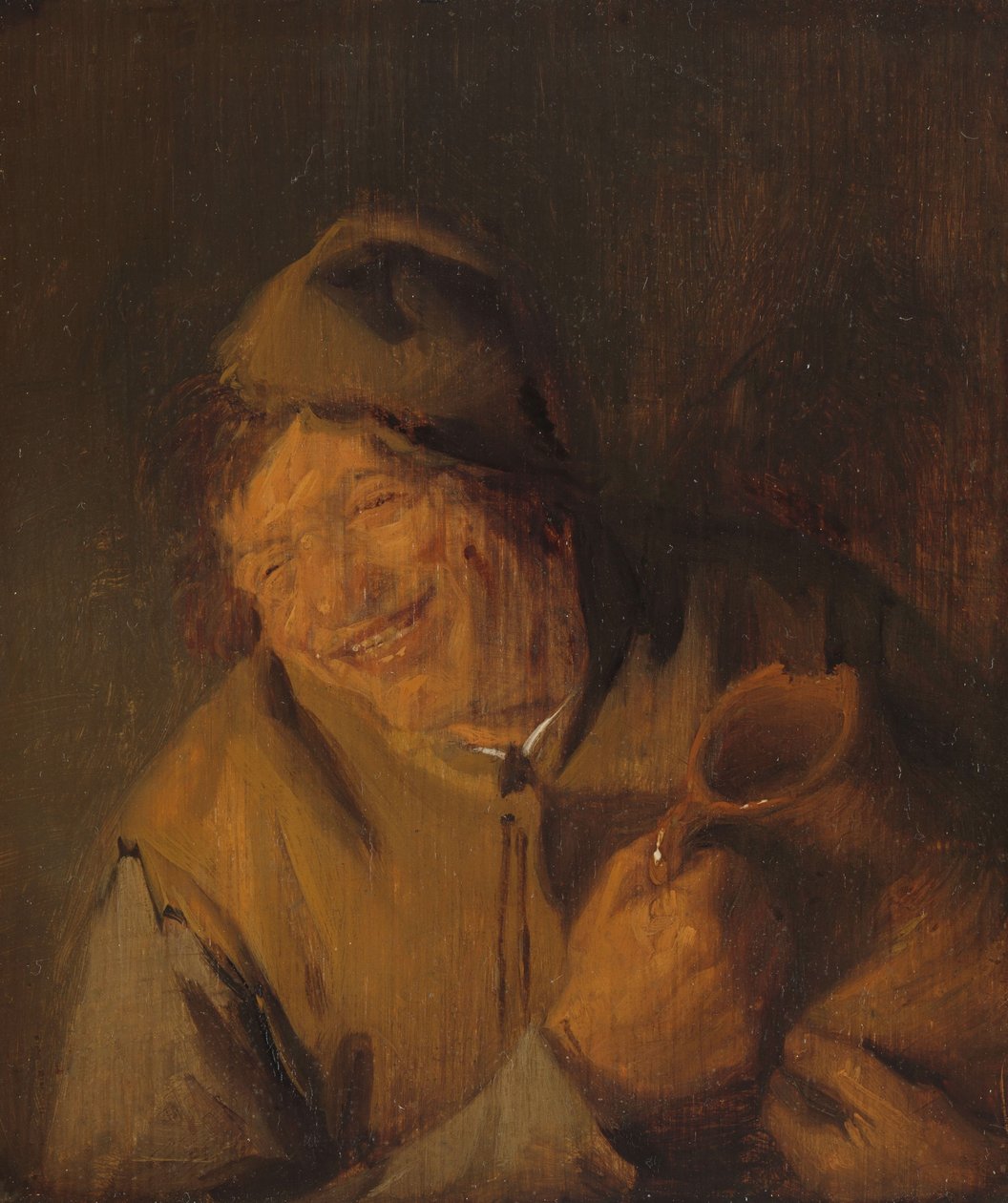 A vidám paraszt, 1630-50 alkotó: Adriaen Jansz. van Ostade