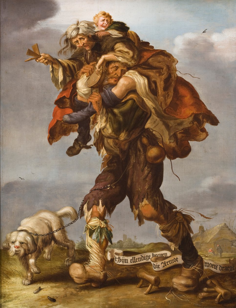 A szegénység allegóriája, 1630-as évek alkotó: Adriaen Pietersz van de Venne